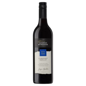 George Wyndham Bin 888Cabernet Merlot


    Alcohol percentage: 14.2%
    Bottle volume ml: 750ml
    Country of origin: Australia
    Vintage: 2022
    Taste: Ripe plum and mulberry with hints of tobacco and dried herbs. Toasted vanilla oak and fine grain tannins provide structure and length to this traditional blend.